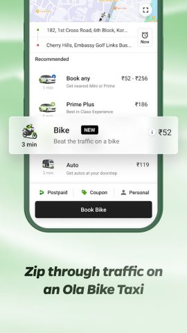 Ola: Book Cab, Auto, Bike Taxi — скриншот 3