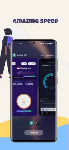 OneTap VPN: Simple but Ultra для Android — скриншот 5