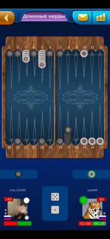 Онлайн Нарды LiveGames для iOS — скриншот 3