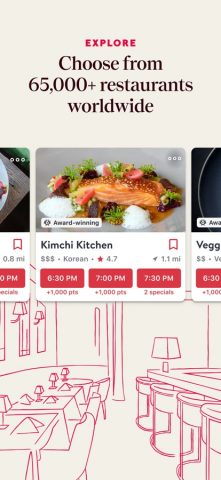 OpenTable для iOS — скриншот 2
