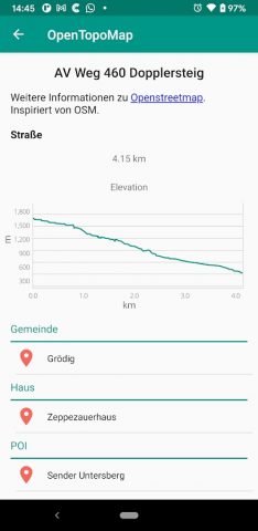 OpenTopoMap Viewer для Android — скриншот 2