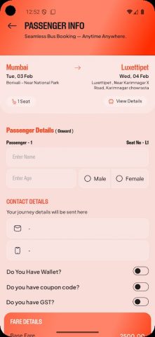 Orange Tours & Travels для Android — скриншот 5