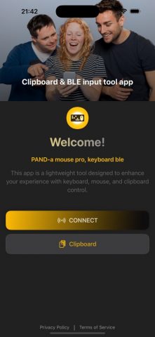 PAND-a mouse pro, keyboard ble для iOS — скриншот 1