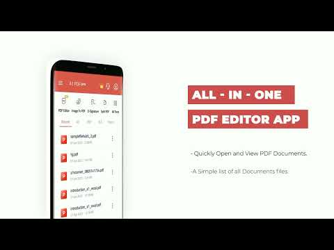 PDF text editor — Edit PDF для Android — официальный трейлер