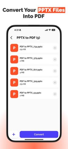 PDF to Document Convert для iOS — скриншот 5