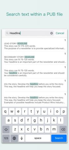PUB Reader — for MS Publisher для iOS — скриншот 2