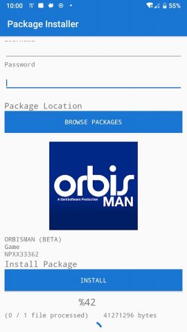 Package Installer для Android — скриншот 1