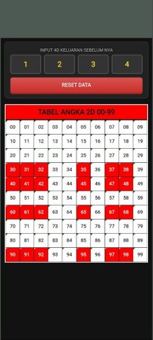 Paito Warna 2D для Android — скриншот 3