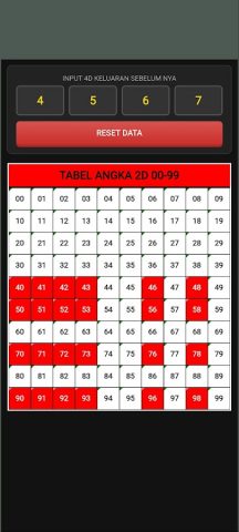 Paito Warna 2D для Android — скриншот 4