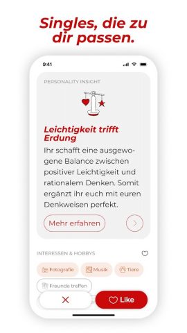 Parship: die Dating App для Android — скриншот 4