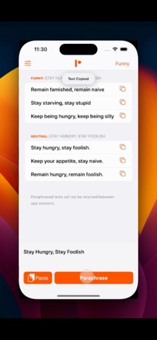 Перефраз — AI инструмент для iOS — официальный трейлер