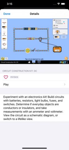 PhET Simulations для iOS — скриншот 2