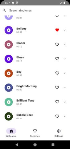 Phone Ringtones — Stock Tone для Android — скриншот 1