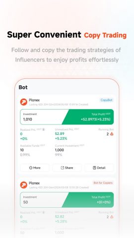 Pionex — Crypto Trading Bot для Android — скриншот 4