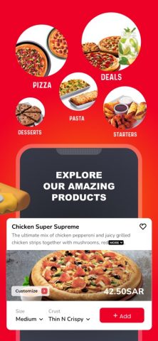 Pizza Hut KSA — Order Food Now для iOS — скриншот 3