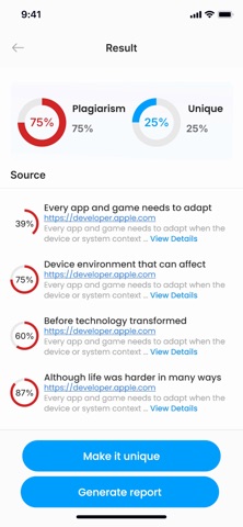 Plagiarism Checker & Remover для iOS — официальный трейлер