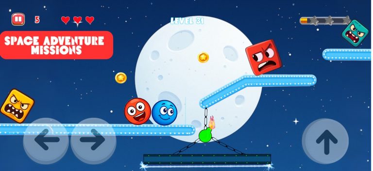 Plants Ball 5 — Red Ball Game — скриншот 2
