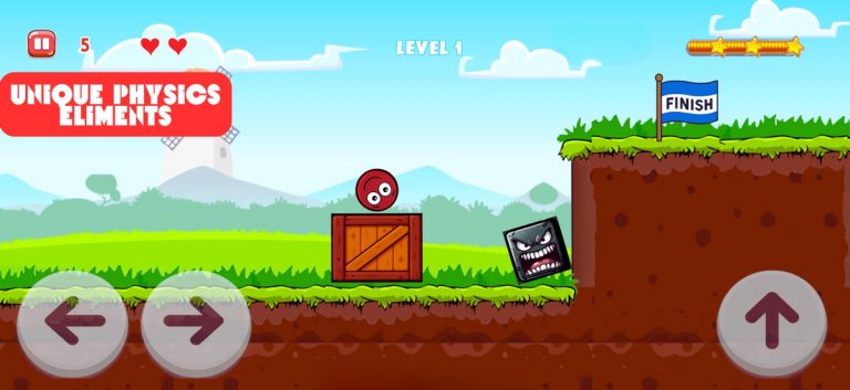 Plants Ball 5 — Red Ball Game — скриншот 5