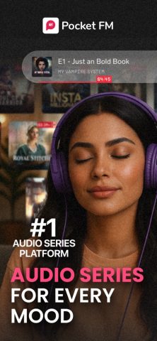 Pocket FM: Audio Series для iOS — скриншот 1