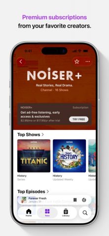 Apple Podcasts для iOS — скриншот 2