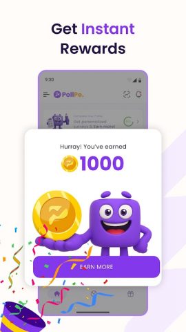 PollPe — Survey Rewards App для Android — скриншот 3