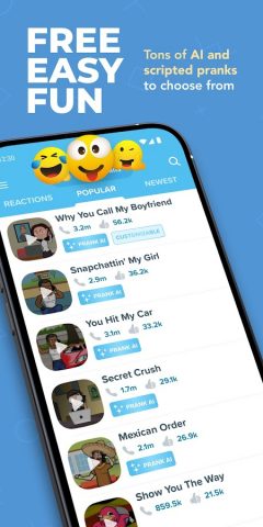 Prank Caller: Voice & AI Chat для Android — скриншот 1