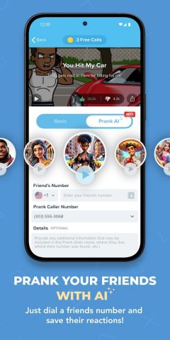 Prank Caller: Voice & AI Chat для Android — скриншот 2