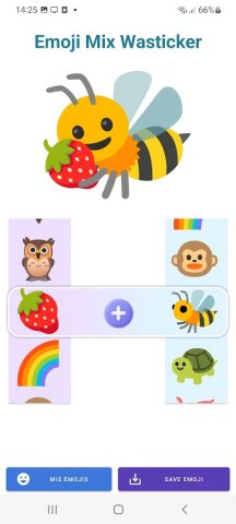 Приложение Wasticker Emoji Mix — скриншот 1