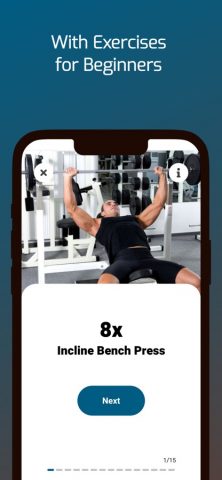Программа тренировок в зале для iOS — скриншот 5