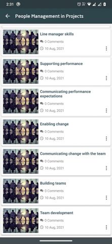 Project Management для Android — скриншот 4