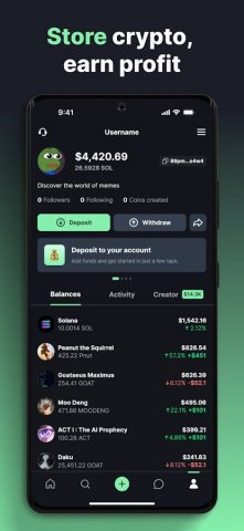 PumpFun для Android — скриншот 5