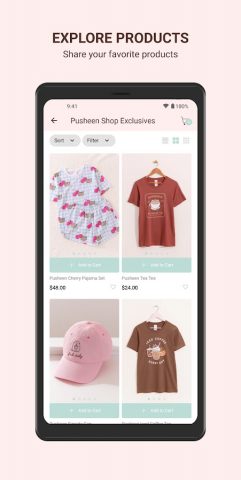 Pusheen Shop для Android — скриншот 4