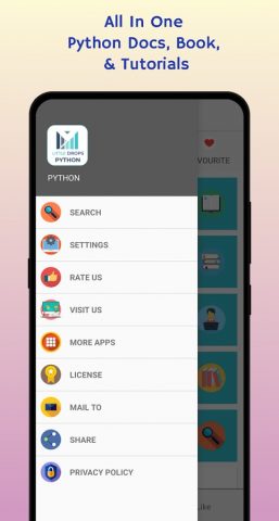 Python Documentation для Android — скриншот 1