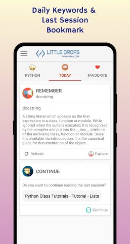 Python Documentation для Android — скриншот 3