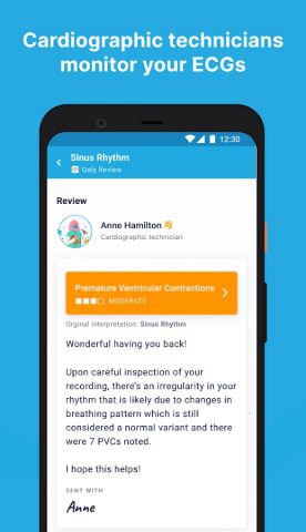 Qaly | ECG Reader для Android — скриншот 3