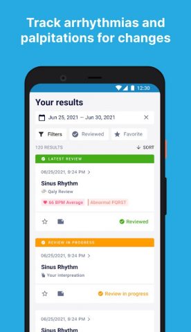 Qaly | ECG Reader для Android — скриншот 4