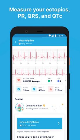 Qaly | ECG Reader для Android — скриншот 5