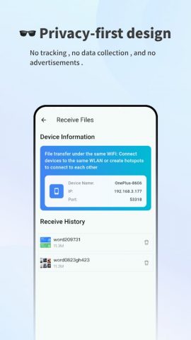 Quick Share — File Transfer для Android — скриншот 3