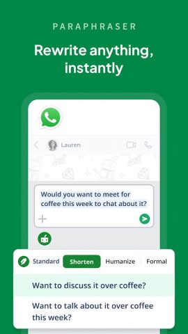 QuillBot: AI Writing Assistant — скриншот 2
