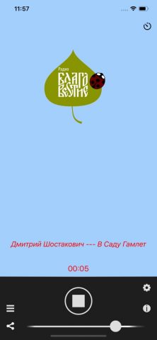 Радио Благовестие для iOS — скриншот 3