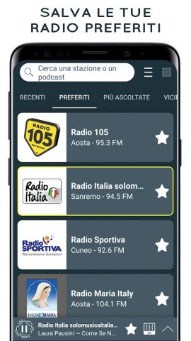 Radio Italia FM in diretta для Android — скриншот 3