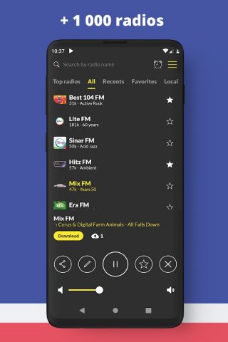 Радио Малайзия FM онлайн для Android — скриншот 2
