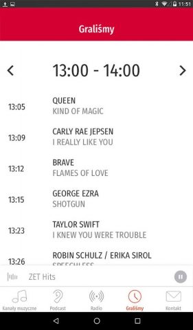 Radio ZET для Android — скриншот 5