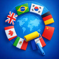 Раскрась раскраску флаг игры для iOS