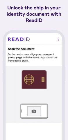 ReadID Me для Android — скриншот 2