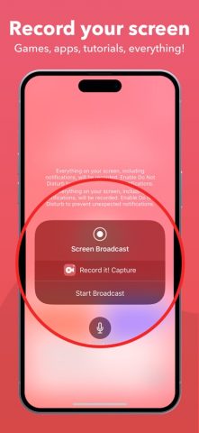 Record it! :: Screen Recorder для iOS — скриншот 1