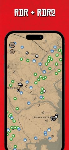 Red Dead Map & Companion для iOS — скриншот 1