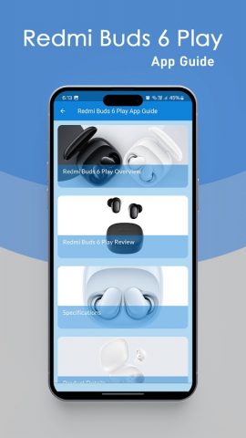 Redmi Buds 6 Play App Guide для Android — скриншот 3