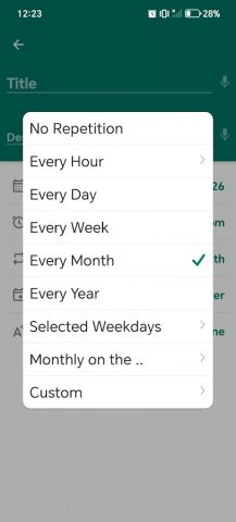Reminder: Напоминания и дела для Android — скриншот 2