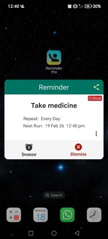 Reminder: Напоминания и дела для Android — скриншот 3